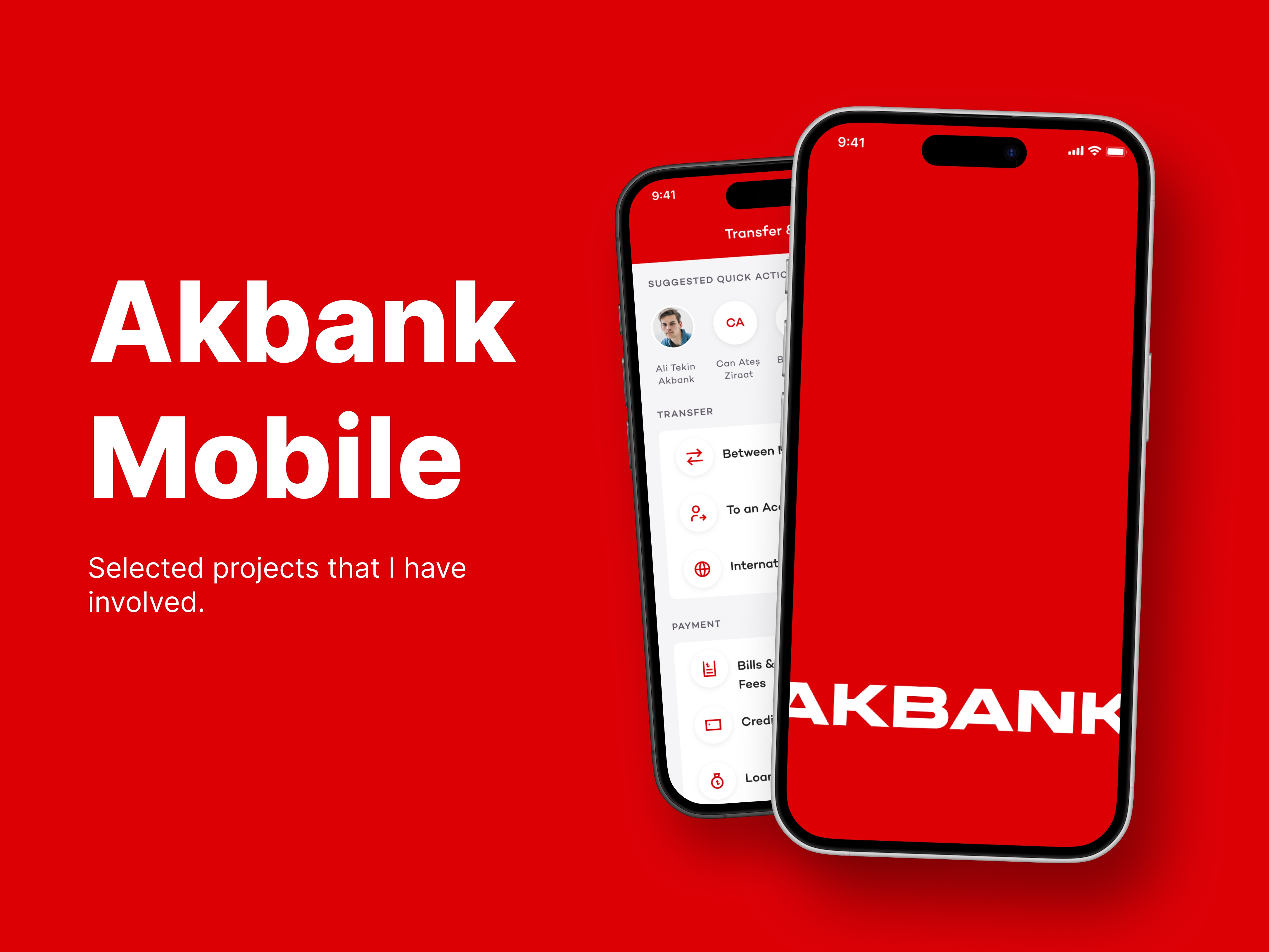 Akbank Mobile cover